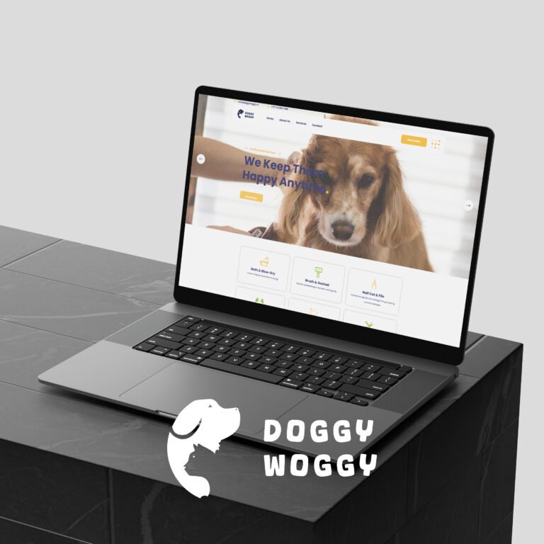 Doggywoggy mobile pet grooming brand and website